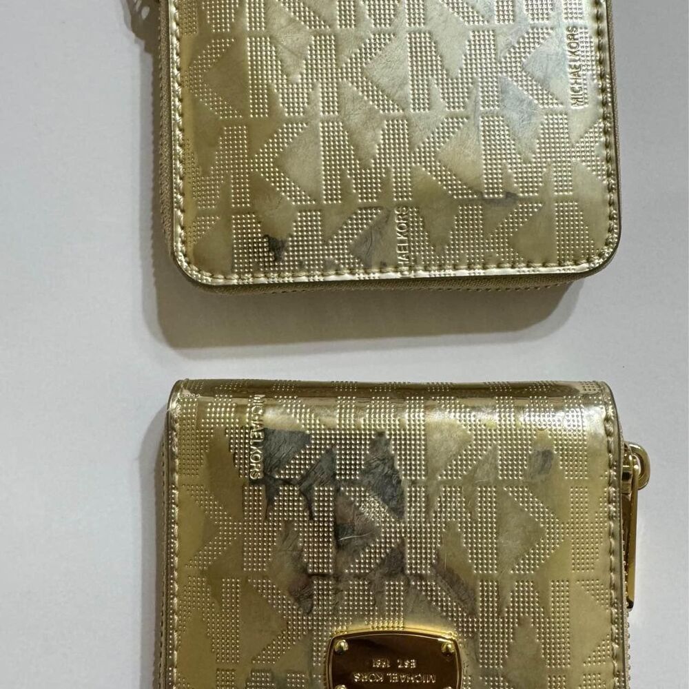 2 * NEW vintage y2k mk gold purse lot